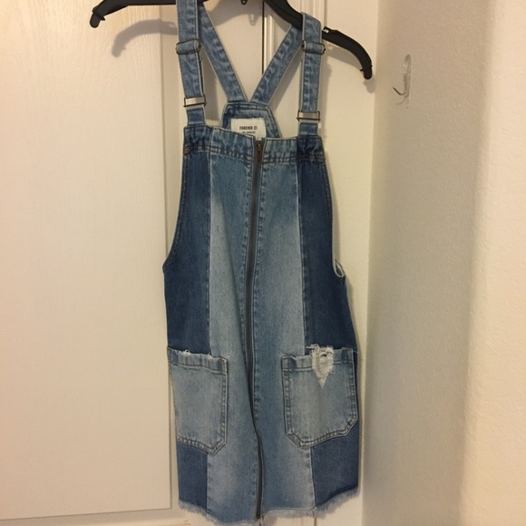 DENIM OVERALL DRESS - Picture 2 of 3